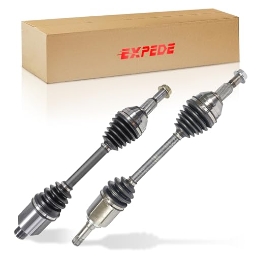 CV Axle Joint Front FWD/AWD Fit for 2007-2017 GMC Acadia Limited Base/SL/Denali 6Cyl GAS 3.6L A Pair of Left Right CV Axles Shaft Assembly - size: NCV10510_NCV10639/Pair