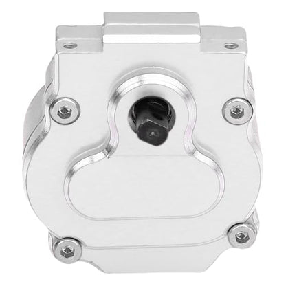 RC Complete Transmission, CNC Aluminum Alloy 24:1 Complete Transmission Smooth Operation for 1/18 RC Crawler Car Upgrade Part (Silver) - color: Silver