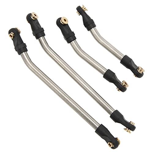 MEUS RACING SCX24 Links High Clearance Chassis Steering Links Set 10pcs 133.5mm Wheelbase for SCX24 Deadbolt AXI90081 B17 AXI00004 1/24 RC Crawler Car - size: 133.5mm