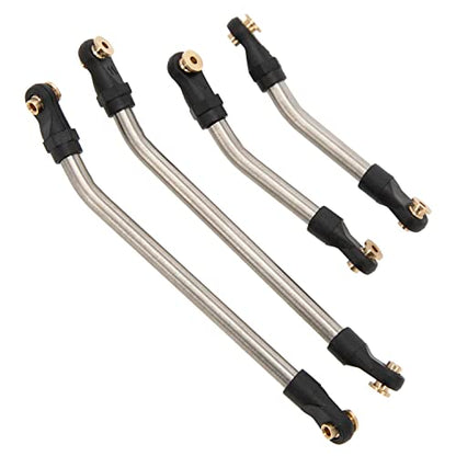 MEUS RACING SCX24 Links High Clearance Chassis Steering Links Set 10pcs 133.5mm Wheelbase for SCX24 Deadbolt AXI90081 B17 AXI00004 1/24 RC Crawler Car - size: 133.5mm