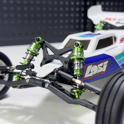 RCAWD Alloy Front Rear Shock for Losi 1/16 Mini-B 1/18 Mini-T Shocks Series Upgrades Part Green - color: Green