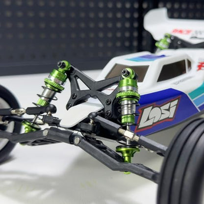 RCAWD Alloy Front Rear Shock for Losi 1/16 Mini-B 1/18 Mini-T Shocks Series Upgrades Part Green - color: Green