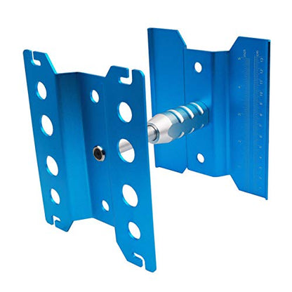 RC Car Work Stand Repair Workstation Aluminum Alloy 360 Degree Rotation Lift Or Lower for 1/8 1/10 1/12 Scale RC Rock Trucks Buggies Crawler Car (Blue)