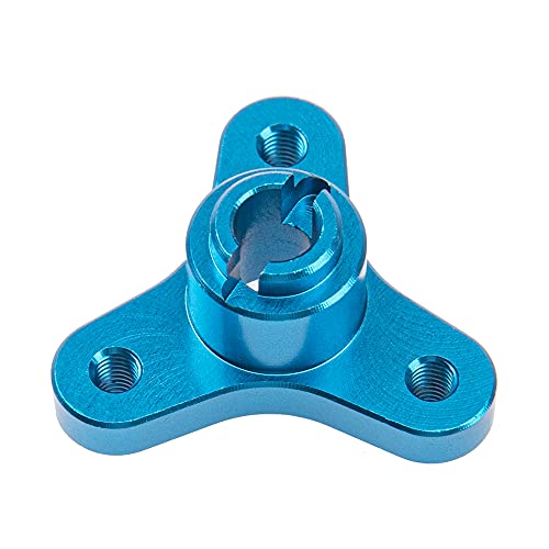 Aluminum Alloy Slipper Clutch Eliminator Compatible with Traxxas Stampede Slash Bandit Rustler VXL XL5 2WD 1/10 RC Car (Blue) - color: Blue