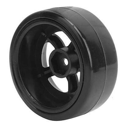 RC Wheel Rim Tire, Wear‑Resistant 63mm RC Hard Plastic Tyres for RC 1/10 On-Road Racing Car and Drift Car for WPL D12 1/10 RC Car