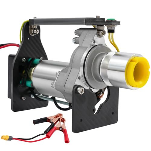 TOC Metal Roto Terminator Starter, 15-80CC Gasoline Engine Starter, Strong Master Starters, Aluminum Starters Cone with Rubber Cap, 36mm 6:1 12-18V 30A Gear Gas RC Airplane Part Helicopter Nitro
