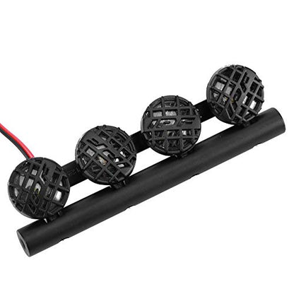 VGEBY RC Roof Light, RC LED Light Bar Kit LED Roof Lamp DIY RC Car Light Rack Lamp Spotlight Accessory Fit for /SCX10 1/10 RC Car Crawler(4LED) Rc Light Bar