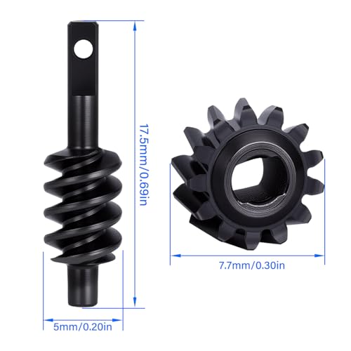Steel Helical Axle Gear Set for 1/30 RC Crawler (13) | Hardened Steel, 2 Sets Included, Precision Machined, SCX30 Compatible