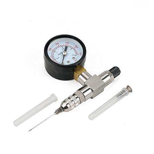 NICECNC 350PSI Shock Nitrogen Needle Fill Tool Compatible with Yamaha YZX,RZR's,Compatible with Arctic Cat,Compatible with Ohlins,Compatible with Raptor Truck Shocks,Snowmobile Shocks,See Fitment!