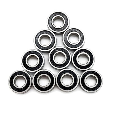 15pcs Rubber Sealed RC Ball Bearings Kit 5x8x2.5mm 5x11x4mm Compatible with Tamiya Grasshopper Lunchbox Hornet 1/10 RC Car Upgrade Parts