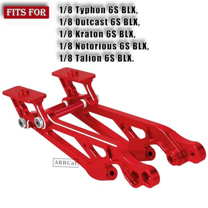 Aluminum Wing Mount Upgrades - Compatible with Typhon, Outcast, Kraton, Notorious, Talion - Red - color: Red (Wing Mount Set)
