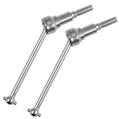 2Pcs Vgoohobby Steel Drive Shaft Joint CVD Driveshaft Dogbone w/Lock Nut Compatible with MJX H16 16207 16208 16209 1/16 RC Car