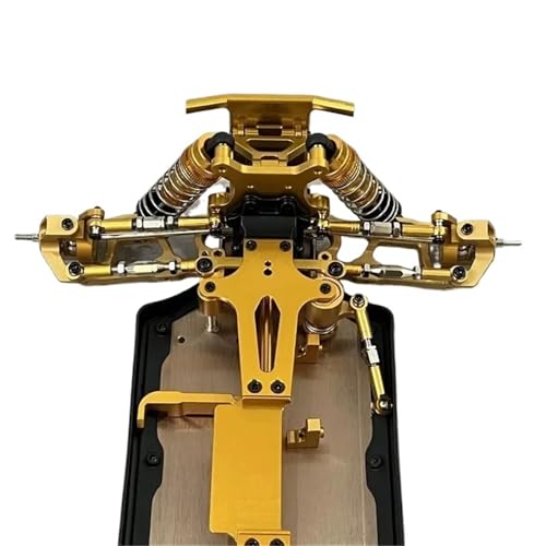 RC Cars Spare Parts for Wltoys 144001 144002 144010 124007 124008 124016 124018 124019 Metal Shock Absorber Oil Damper RC Car Upgrade Parts(Yellow) - color: Yellow