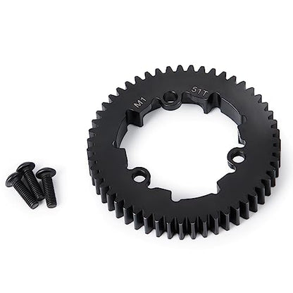 Steel 51T Main Spur Gear M1 for Tra-xxas X-MAXX XRT E-REVO 2.0 New | MAXX XO-1 6S 8S Maxx 4S 1/5 1/6 1/7 1/10 RC Car Upgrade - size: 51T