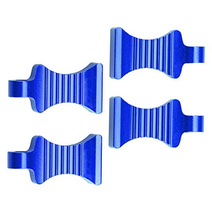 RC Body Clips Pins with Metal Aluminum Pull Tabs 1.2mm Rod for All 1/10 1/12 Scale Redcat HPI Himoto HSP Exceed RC Car Truck Buggy Shell Replacement Parts (Navy Blue) - color: Navy Blue