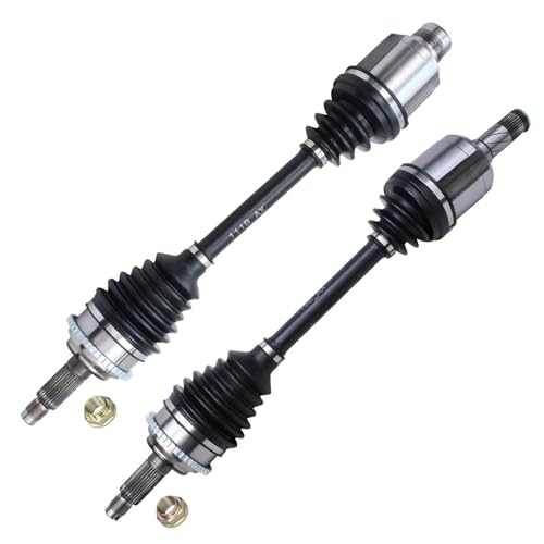 Detroit Axle - 4CYL 2pc Front CV Axles for 2006-2009 Ford Fusion 2003-2008 | Mazda 6 2006-2009 Mercury Milan, 2004 2005 2007, Driver and Passenger Side CV Axle Shafts Assembly Replacement - size: 110B_AX _ 111B_AX-V1/Pair