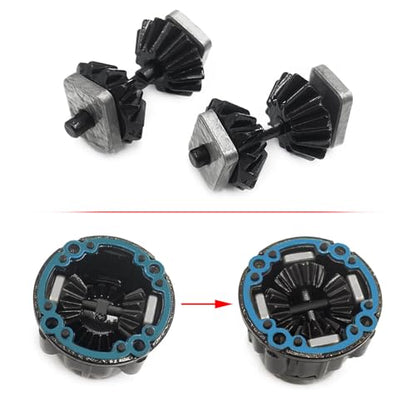 Steel Front Middle Rear Diff Gear for Tra-xxas 4WD XRT X-MAXX 6S 8S | Bevel Gear Differential Set 1/6 1/5 RC Car Upgrade