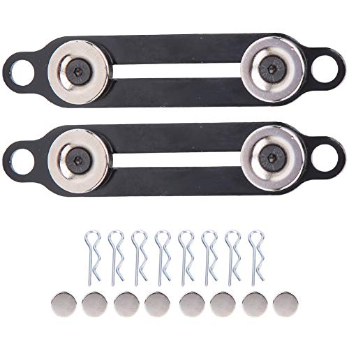 RiToEasysports RC Car Metal Holder, Magnet Mount for 1/10 RC Crawler Car Body Shell, Easy Installation with 4 Bolts
