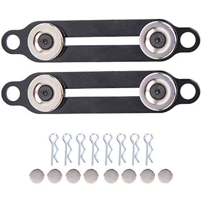RiToEasysports RC Car Metal Holder, Magnet Mount for 1/10 RC Crawler Car Body Shell, Easy Installation with 4 Bolts