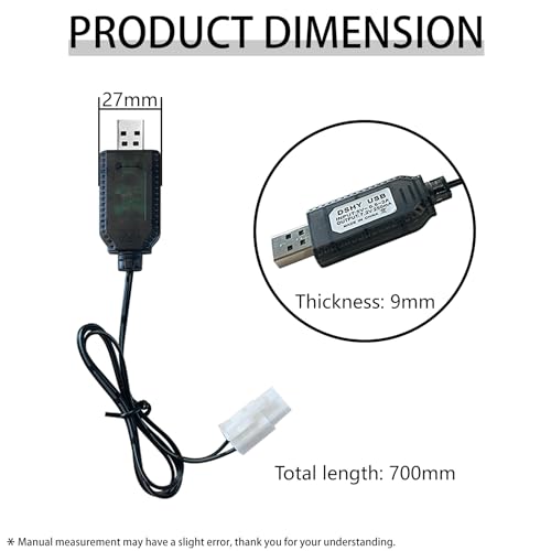 Rc Charger 7.2v Battery Charger for NIMH Battery Charger 1/5 HPI RV KM LOSI FG MCD FID RC USB Charger