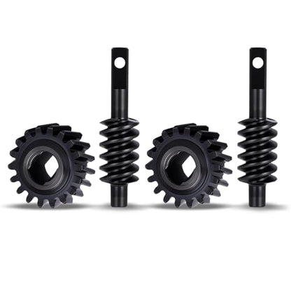 GOUPRC 2/18T Steel Differential Gear Worm Gear for SCX30 1/30 Axial RC Crawler Upgrades, 2 Pairs - style: 18T of 2 Pairs