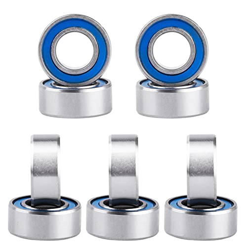 Professional RC Ball Bearings Double Rubber Sealed for Traxxas Arrma Axial Team Associated Losi Redcat Racing RC4WD Tamiya HPI (10-Pack) (5x10x4mm) - size: 5x10x4mm