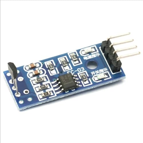 V TELESKY 10PCS Sensors Module 3144 Hall Switch Speed Magnetic Switches For Arduino Smart Car 4 Pin