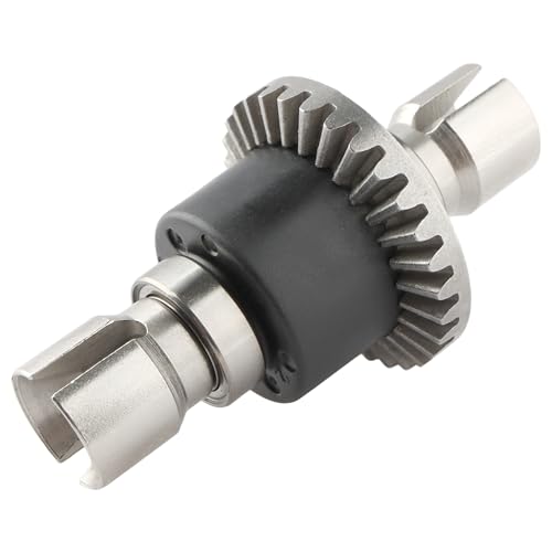 Differential 16420Y & Pinion Gear 16402Y RC Car Replacement Spare Parts for 1/16 H16BM H16GT H16DR JC16EP and 1/14 H14BM 14210 JC14EP HP474 HP141S Trucks - color: 16420y and 16402y