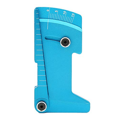 RC Car Camber Gauge Tool | Aluminum Alloy Adjustable Ruler for 1/8 & 1/10 Types | - 10° to + 10° Measurement | Simple Use for Road/Off - Road RC Vehicles