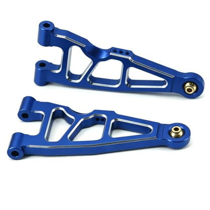Hobby Aluminum Front and Rear Knuckle Arm Set Steering Set for ARRMA Mini Kraton 3S Speed Truck-ARA2508 Upgrades - Purple (Blue Arm Set)