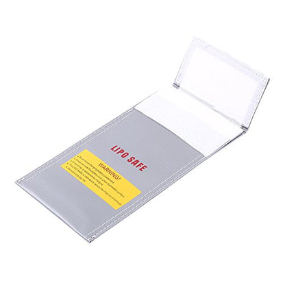 RC Lipo Guard Battery Safety Bag Explosion-Proof Charging Bag Protector 100x200mm for Safe Storage and Handling of Lithium Polymer Batteries