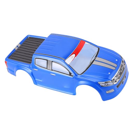 Vikye 1/10 RC Car Body Shell, Lightweight Replacement Cover Case with Clear Patterns, for 26cm Wheelbase On Road Cars (Blue) - color: Blue