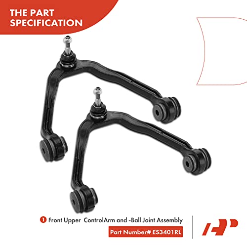 A-Premium 11Pcs Suspension Kit, Front Upper Control Arm | Inner Outer Tie Rod End, Lower Ball Joint, Fit for Chevrolet Express 2500 2003-2005, GMC Savana 2500 2003-2005