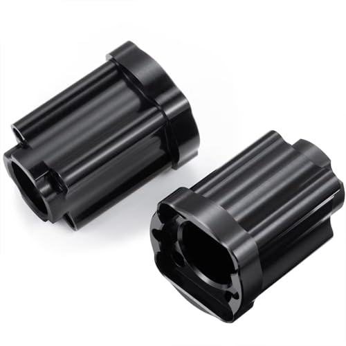 RC Repairs Models For Mini For LMT 4X4 1/18 2Pcs Metal Alloy Rear Axle Cup Fix Mount Brushed Monster Truck RTR Upgrade Parts