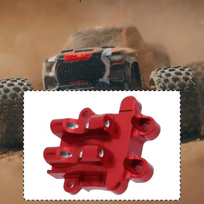OTOTEC RC Car Rear Diff Cover Aluminum 7075 Differential Cover Compatible with ARRMA 1/18 Granite Typhon Mojave Grom Nascar, Red - color: Red