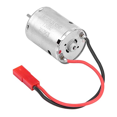 RC Brushed Motor, High Torque Durable for Off-Road Crawling, 370 Size Electric Motor for RC Hobbyists, Off-Road Enthusiasts, 1/18 Scale Trucks