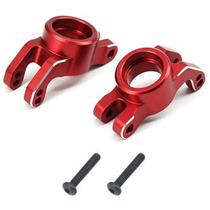 Aluminum Rear Hub Knuckle Arm for ARRMA Mini Kraton 1/16 RC Car, Upgrade Replacement Parts, (Red Rear Hub/Knuckle Arm) - color: Red Rear Hub/Knuckle Arm