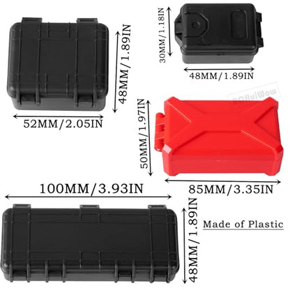 RC Upgrades Part 1/10 TRX4 TRX6 SCX10 Red cat,Luggage Net,Sleeping Bag,Luggage Bag,Luggage Case,Decorative Package,Fuel Tanks,Sand Ladder,Oil Drum,Toolbox,Style B - style: Style B-1set