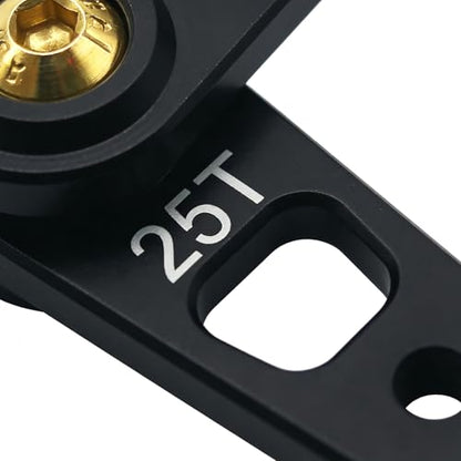 RC Metal 25T Adjustable Steering Servo Horn Arm Compatible with Axial SCX10 90046 Recat HSP Traxxas TRX-4 1/10 RC Crawler Car Airplane Boat