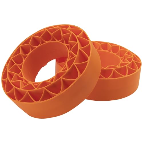 4Pack ShareGoo Silicone Rubber 1.9 RC Crawler Tire Foam Insert 108x42mm Compatible with Axial SCX10 90046 Traxxas TRX4 Redcat Gen7 Gen8 1/10 RC Crawler 1.9" Wheel Tires (Orange) - color: Orange