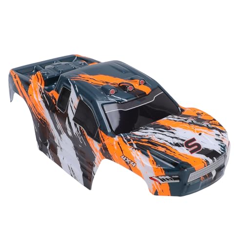 1/16 RC Car Body, Durable PVC Shell Easy Install, 1/16 Scale Truck Cover for Off Road Racing Hobbyists Orange - color: Orange