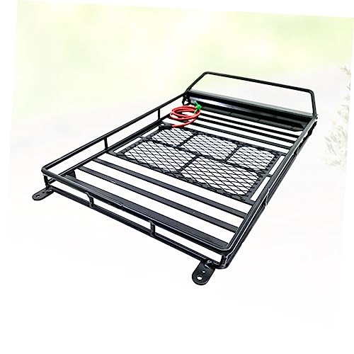Rc Crawler Car Roof Luggage Holder Roof Rack Light Bar for Scale Vehicles
