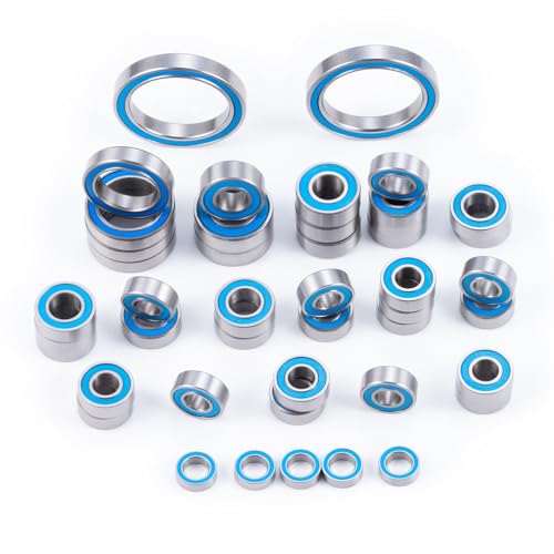 45Pcs P6 Steel Rubber Sealed Bearing Kit for 1/10 Tra-xxas Summit | RC Crawler Upgrade Parts