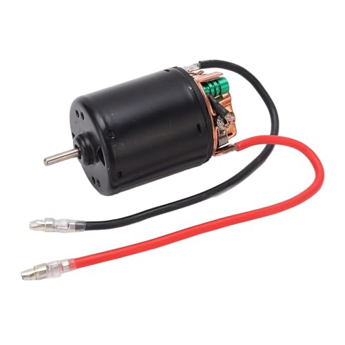 13T Brushed Motor ESC Combo, 540 Brushed Motor with 65A Brushed ESC Electric Motor for RC Truck Crawler Car 90046, D90, HSP, HPI Brushed RC Motor Shaft Motor RC Car Truck Update Parts