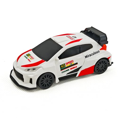 RC Drift Racing Car for 16+, 1/43 Scale 2.4GHz RTR Electric Remote Control Drift Car with LED Lights(Gyro RTR Version)