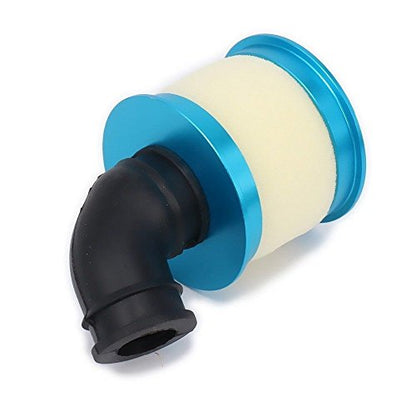 ShareGoo RC Aluminum Capped Air Filter Element Sponge 04104 Upgrade Parts Compatible with 1/10 HSP Traxxas Himoto Redcat RC Nitro Truck Buggy (Blue)