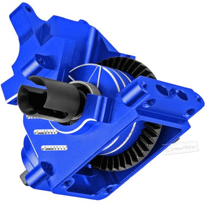 RC F/R Gearbox Case Diff 43t &10t Input Gear Upgrades for 1/8 Kraton/Outcast/Talion 6S BLX EXB,Notorious 6S BLX,1/7 Mojave 6S BLX EXB,BigRock/Fireteam 6S BLX,Navy Blue - color: Navy Blue(1set)