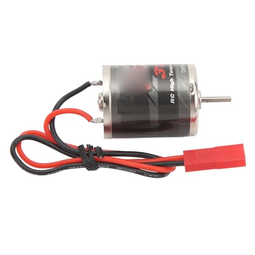 JTLB 370 Engine Motor, 31T High Low Noise, Efficient Heat with Stainless Steel Housing for Remote Control Boat, Replacement for SCX24, T3-01