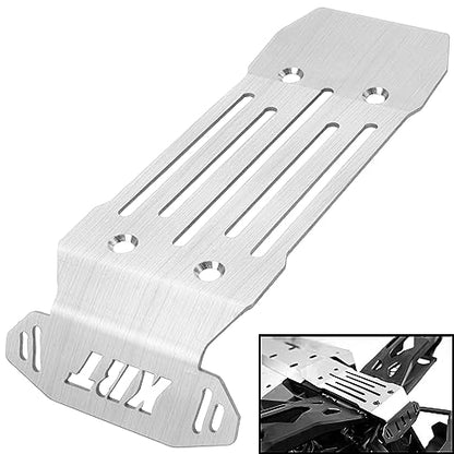 ShareGoo Stainless Steel RC Skid Plate,RC Chassis Armor Protection Front Rear Guard Plate Upgrade Parts Compatible with Traxxas XRT 1/6 78086-4 RC Car Upgrade Parts