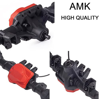 RC Axles Complete Nylon Front Rear Portal Axle with Differential Lock Kit for 1/10 RC Car Crawler TRX-4 Defender Bronco TRX4 Chassis DIY Upgrade Parts